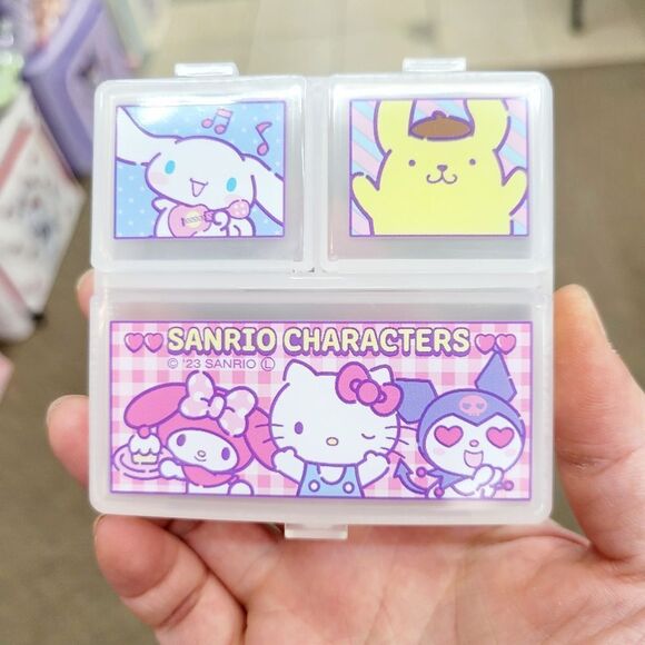 Brand New Japan Sanrio Hello Kitty & Characters 3 Slots Pills Case - Picture 2 of 10